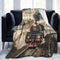 HSYOYO Train Travelling Throw Blanket Fluffy Fleece Blankets Vintage Lightweight Travel Blanket Indoor