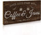 Putuo Decor Coffee Sign, Kitchen Coffee Bar Decor, 12 x 6 Hanging Plaque, Gifts for Coffee Lovers (Good Days Start with