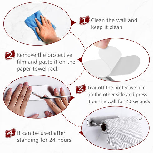 ChengFu 5.7 1.6 Inch (2 Pack) Self Adhesive Strips, Replacement Adhesive Strips Compatible with Self Adhesive Paper