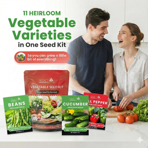 11 4800 Pack, Heirloom Seeds for Planting Vegetables and Fruits, Survival Seed Vault and Doomsday Prepping Supplies