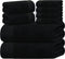 Tens Towels Pack of 8 Popcorn Textured Luxury Towels Set, 2 Extra