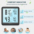 DOQAUS Room Thermometer Hygrometer, Digital Indoor Thermometer with Backlight, Large Screen Temperature Monitor