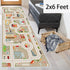 XRYZHC 2' 6' 2' 6') Kids Car Train Rug, x Boys Play Carpet, Floor Mat Playmat for Playroom Bedroom Kids Toddler RoomNon