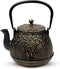 Toptier Mini Little Teapot, Super Small Cast Iron Teapot for Stove Top, Palm-Sized Japanese Stovetop Safe Tea Kettle