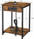 21.8H V1TB01BB025 (1 TUTOTAK Nightstand with Charging Station, End Table, Side Table with USB, Night Stand with Storage