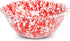 Crow Canyon Home Enamelware Serving Bowl - 1.5 quart, Red/White Splatter