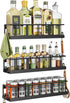 Bunoxea Spice Rack Wall Mounted 3 Pack, Space-Saving Spice Organizer for Spice
