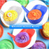 12 Pack Baseball Helmet Ice Cream Bowls, 8 oz Plastic Cap Bowls with Disposable Dessert Spoons for Kids