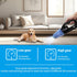 Portable Handheld Car Vacuum Cleaner, 15000PA Suction, High Power Mini Rechargeable Vacuum with LED Light,