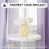63 inch Grommet 52" 2 MYSKY HOME Lilac Blackout Short Curtains Long for Bedroom Girls & Nursery Kids Purple Lavender