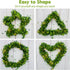 Battery Operated Vine String Lights, 33 Ft 100 LED Warm White Light with Green Vine for Indoor Outdoor Decor