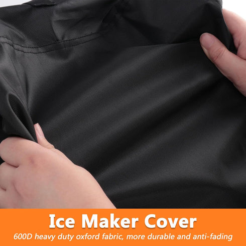 Ice Maker Cover, Ice Machine Cover for Portable Countertop Ice Maker Machine, Waterproof& Dustproof (13"L x 12.5"W x 8.5"H)