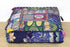 16x16x5 inches, CRAFT KALA Indian Square Patchwork Traditional Pouf Cover Indian Living Room Poufs Decorative