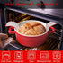 Silicone Bread Sling for Dutch Oven, Non-Stick Baking Mat with Extra Long Handles, 2 PCS Reusable Heat Resistant Baking
