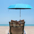 UYEDUJZ Beach Chair Umbrella with Clamp, Portable Clip on Umbrella for Outdoor Chairs,