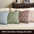 20x20 Inch Amor Virisso Floral Pillow Covers Farmhouse Block Print Pillow Cover Accent Square Neutral Modern Decorative