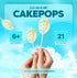 6-12 BAKETIVITY Kids Baking DIY Activity Kit - Egg Shape Vanilla Cake Pops Baking Kit with Pre-Measured Ingredients