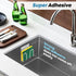 KESOL Kitchen Sponge Holder, Sink Caddy for Sponges, Scrubbers, Soap, Rustproof SUS304 Stainless Steel Accessories
