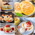 FANGSUN 4 Inch Crumpet Rings, Stainless Steel English Muffin Tart Rings for Baking, Cooking Egg Ring Mold