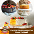 HIWARE 8 Inch Non-stick Springform Pan, Leakproof Cheesecake Pan with Removable Bottom and 50 Pcs Parchment Paper