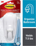Command Bathroom Wall Hook with Water-Resistant Adhesive Strips, 1 Shower Hook