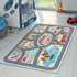 LIVEBOX Kids Rug 3'x5' Car Rug Play Mat for Playing Cars, City Life Educational Carpet for Children