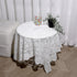 SynHHergyx 35 35 Inch Small Square Tablecloth Lvory Lace Tablecloth Side Table Cover Crochet Tablecloth for Round