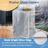 Washer and Dryer Covers, Waterproof and Dustproof Washing Machine Cover for Top Load and Front Load, 29 x 28 x 43
