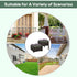 2 Outsunny Piece Raised Garden Bed with Legs, Planter Box Raised Bed to Grow Flowers, Herbs & Vegetables, Brown