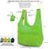Ripstop Nylon Reusable Grocery Bag, Shopping Bag RBS041 (Gray-Orange-Green-Navy)