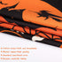 Whaline 4 Pieces Halloween Pillow Case - Orange and Black Linen Cover, Happy Halloween Decoration (18" x 18")