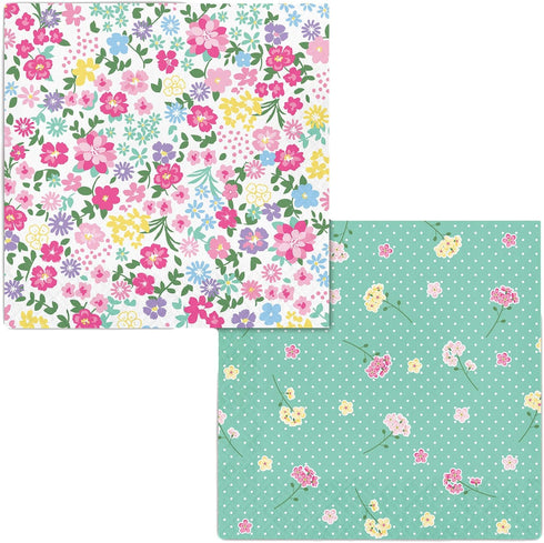 Floral Themed Tea Party Supply Pack Bundle for 8 Guests - Includes Paper Plates & Napkins