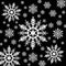 110 Pieces Tmflexe White Plastic Snowflakes Ornaments for Christmas Decoration, 6 Sizes DIY Art Crafts