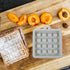 Hemobllo 2 Pcs Silicone Waffle Mold - Mini Waffle Mold Waffle Mold for Baking Rectangle Square Waffle Molds Silicone Waffle Mold Set for Baking, Blue by Hemobllo