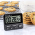 Escali Extra Loud Display Digital Kitchen Timer with Clock Mode, Magnetic Back, Recall Timer