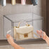 3 Pack Closet, AVLA Plastic Handbag Storage Organizer for Clear Acrylic Display Case with Magnetic Door, Luxury