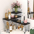 ZHWS Bathroom Counter Organizer Corner Shelf, Bamboo 3 Tier Makeup Organizer, Space Saving Rack for Kitchen, Office
