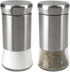 Home Basics 2 Piece Essence Salt & Pepper Shaker, Multicolored, Silver