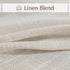 FMFUNCTEX Side Light Linen Texture Semi Sheer Narrow French Door Panels - 24 Inch x 72 Inch, 2 Panels