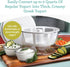GY50 Euro Cuisine Greek Yogurt Maker with Ultra Fine Mesh Strainer Basket, BPA Free, Patented Greek Yogurt Strainer