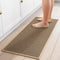 Kitchen Mat 1 PCS, Cushioned Non Slip Rugs for Kitchen Floor, Absorbent Runner Mats for Home, Office (Brown, 17.3"x47")
