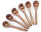 Sevensun Small Wooden Teaspoon - 6pcs Serving Wooden Utensils for Cooking, Daily Use