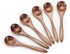 Sevensun Small Wooden Teaspoon - 6pcs Serving Wooden Utensils for Cooking, Daily Use