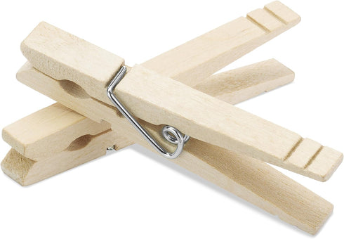 Whitmor Natural Wood Clothespins, S/100, 6026-868