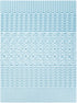 Mellow 2 Inch 5-Zone Memory Foam Mattress Topper, Cooling Gel Infusion, Full Size, Blue