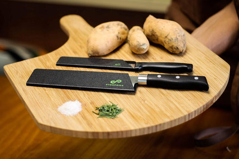 EVERPRIDE 2-Piece Chef Knife Guard Set, Universal Blade Edge Cover Sheaths for Kitchen Knives
