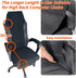 MAXCOM Foldable & Washable Fabric Heated Seat Cushion with Temperature Control & Timer - Whole Back Heating