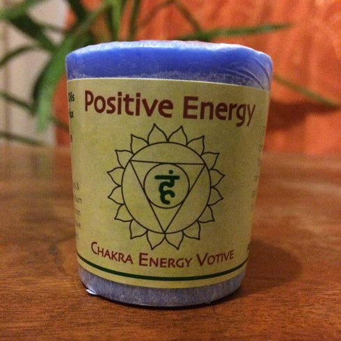 Premium Scented Hand Made Chakra Energy Candle, Votive 12-pack, Positive Energy, Aloha Bay