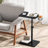 360 11.8" 15.8" 31" Giikin Side Table, Swivel & Height Adjustable TV Trays for Eating on Couch, Sofa Armrest TV Tray
