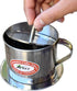 AMT 6.5 OZ Vietnamese Coffee Maker, 2-3 Servings Phin, Screw Down Dripper for Vietnamese Style at Home (6.5 OZ - Handle)